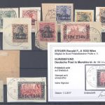 Deutsche Post Marokko Michel Nummer 46/58 Briefstücke, viel geprüft