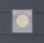 Dt. Reich Michel Nr. 10, 7 Kr. kleines Brustschild ungebraucht * Befund BPP