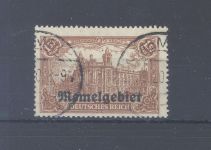 Memel Michel Nummer 11b, 1,25 Mark 1920 gestempelt, geprüft BPP