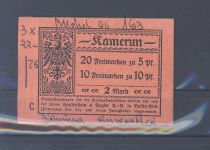 Dt. Kolonien Kamerun Markenheftchen MH 3 **