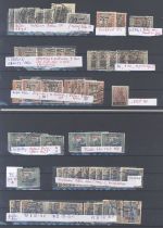 Saargebiet, enormer Posten Besonderheiten auf 8 Steckkarten