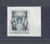 DDR Michel Nr. 484 P, 10 Pfg. Volkssolidarität Probedruck **, FA BPP