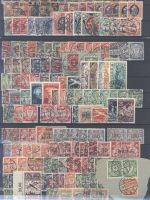 Danzig, enormer gestempelter Posten auf 9 Steckkarten