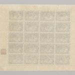 Dt. Reich Mi.Nr. 96 B IIb, 3 Mark Freimarke 1915 ** Bogen, geprüft BPP