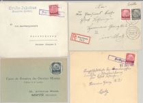 Dt. Bes. 2. WK Lothringen, interessanter Belegeposten