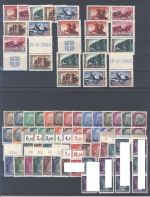 Dt. Bes. 2. WK, umfangreicher ** Posten auf 3 Steckkarten