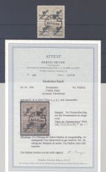Dt. Reich Dienst Mi. Nr. 84, 2 Mrd. 1923 Viererblock gestempelt, FA BPP