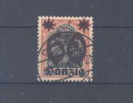 Danzig Mi.Nr. 19 DD II, 60 Pfg. Doppeldruck gestempelt, gp. Infla - BPP