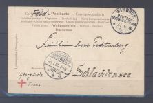 Dt. Kolonien DSWA, Feldpost Karte 1905 Windhuk nach Schlachtensee