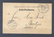 Dt. Schiffspost, Karte 1901 No. 27 MSP Dampfer Franz Ferdinand