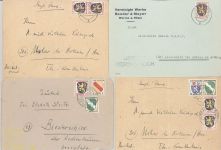 Franz. Zone Allg. Ausgaben, interessanter Belege Posten mit Mi. 5 MiF