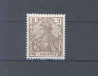 Dt. Reich Michel Nummer 54b, 3 Pfg. Reichspost 1900 **, signiert