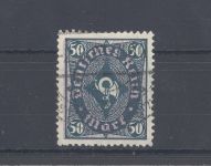 Dt. Reich Michel Nr. 209 Y, 50 Pfg. mit WZ Y gestempelt, geprüft Infla