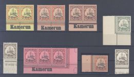 Dt. Kolonien Kamerun, ** Paare, fast nur Randpaare als Posten