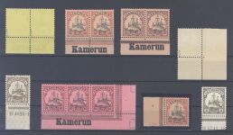 Dt. Kolonien Kamerun, ** Paare, fast nur Randpaare als Posten