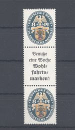 Dt. Reich Zusammendruck Michel Nummer S 63 aus 1928 **, FA BPP