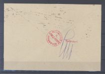 Dt. Bes. 1. WK Stadtpost Warschau, Zensur Firmenbrief aus Hannover