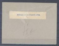 Dt. Bes. 1. WK Stadtpost Warschau, Firmen Zensurbrief aus Wien