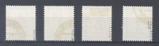 Franz. Zone Baden Michel Nummer 38-41, Freiburg gestempelt, gp. BPP