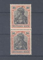 Dt. Reich Michel Nummer 89 I x, 30 Pfg. 1905 */** Paar, Befund BPP