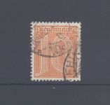 Dt. Reich Dienst Michel Nummer 65, 10 Pfg 1921-22 gestempelt, FA BPP