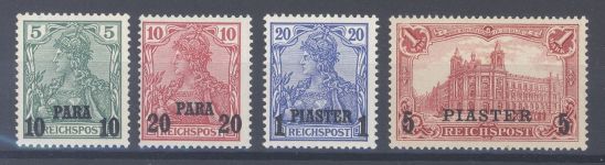 Deutsche Post Türkei Michel Nummer 12-20 II aus Freimarken 1900-04 **/*