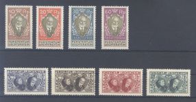 Liechtenstein Michel Nummer 82-89, Freimarken 1928 **/*
