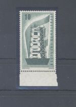 Bund Michel Nummer 241 Z, Europa 1956 mit gutem WZ **, FA BPP