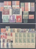 SBZ, umfangreicher ** Posten mit besseren Sätzen auf 6 Steckkarten