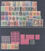 SBZ, umfangreicher ** Posten mit besseren Sätzen auf 6 Steckkarten