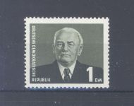 DDR Michel Nummer 622b, 1 DM Freimarke 1957 **, geprüft BPP