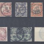 Dt. Kolonien Ostafrika Michel Nr. 11-21, Freimarken 1901 gestempelt