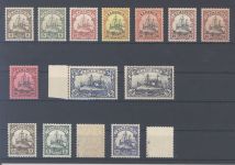 Dt. Kolonien Kamerun, ** Posten auf Steckkarte, zwei Werte gp. BPP