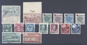 Franz. Zone Württemberg Jahr 1949 ohne Block 1 gestempelt, viel gp. BPP