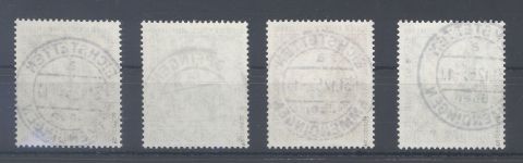 Berlin Michel Nummer 106-09, Gedächtniskirche Topstempel, gp. BPP