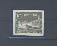 Berlin Mi.Nr. 219 U, 10 Pfg. 1962 ungezähnt ungebraucht *, Befund BPP