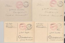 Dt. Lokalpost Spremberg, gestempelter Posten mit 3 Belegen