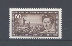 DDR Michel Nummer 478 XI, 60 Pfg. Freimarke 1955 **, geprüft BPP