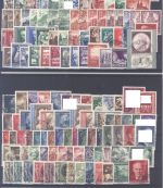 Dt. Reich, */gestempelter Posten aus 1933-45 auf 5 Steckkarten