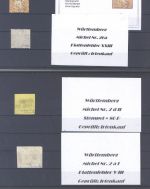 Württemberg, 6 verschiedene interessante Besonderheiten, gp. BPP