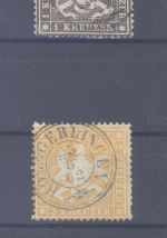 Württemberg Michel Nr. 16-17yb aus 1861 gestempelt, Befunde BPP