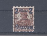 Danzig Michel Nummer 28 II, 2 Mark 1920 gestempelt, geprüft