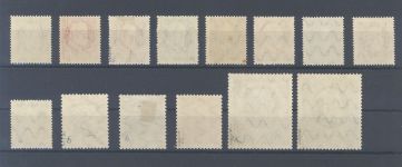 Saargebiet Michel Nummer 18-31, Freimarken 1920 */**, meist geprüft