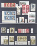 Berlin, ** Posten Abarten auf 2 Steckkarten, zwei Werte geprüft BPP