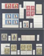 Berlin, ** Posten Abarten auf 2 Steckkarten, zwei Werte geprüft BPP