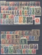 Bayern, */gestempelter Posten ab 1911 auf 5 Steckkarten