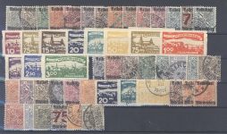 Württemberg, umfangreicher Posten auf 5 Steckkarten