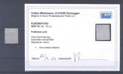 Norddt. Bund Michel Nummer 10, 7 Kreuzer 1868 ungebraucht (*)