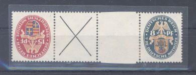 Dt. Reich Zusammendruck Michel Nummer KZ 11 ungebraucht *