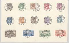 Dt. Abstimmung Schleswig, gestempelter Posten mit 2 Belegen